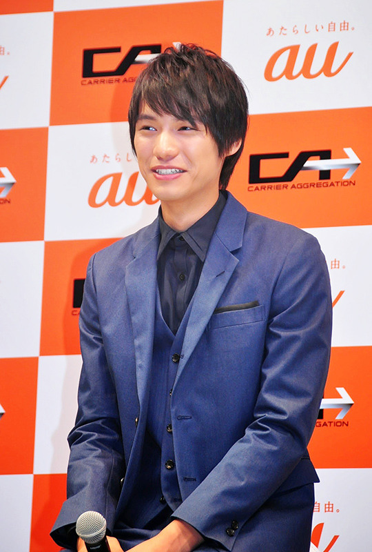 福士蒼汰／「au」新CM発表会