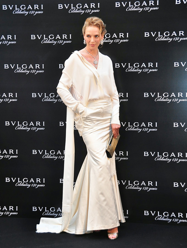 ユマ・サーマン／「ブルガリ」130年記念パーティ