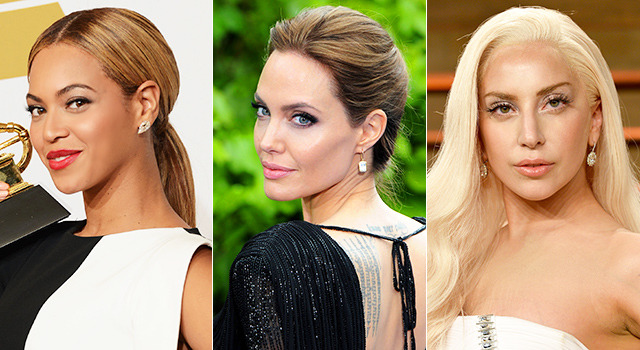 ビヨンセ＆アンジェリーナ・ジョリー＆レディー・ガガ-(C) Getty Images