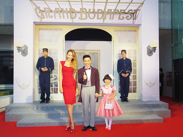 道端アンジェリカ＆柳沢慎吾＆小林星蘭／『グランド・ブダペスト・ホテル』特別試写会