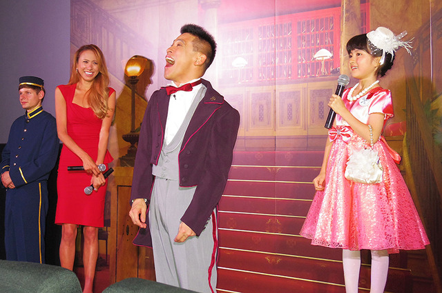 道端アンジェリカ＆柳沢慎吾＆小林星蘭／『グランド・ブダペスト・ホテル』特別試写会