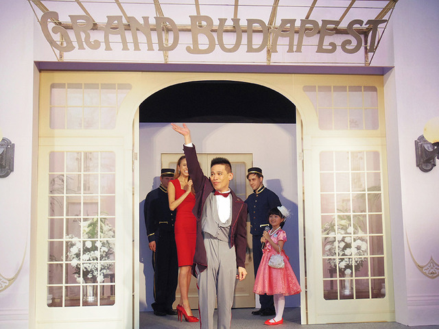 道端アンジェリカ＆柳沢慎吾＆小林星蘭／『グランド・ブダペスト・ホテル』特別試写会