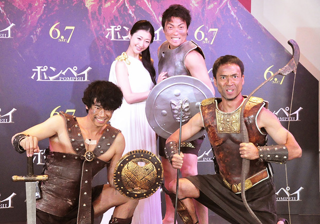 壇蜜＆八木真澄＆庄司智春＆ワッキー／『ポンペイ』公開記念イベント