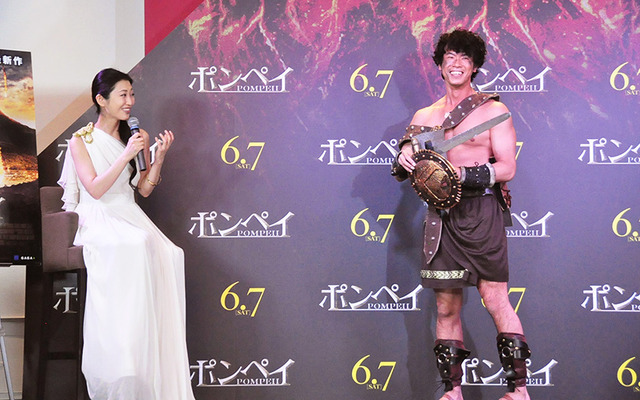壇蜜＆庄司智春／『ポンペイ』公開記念イベント