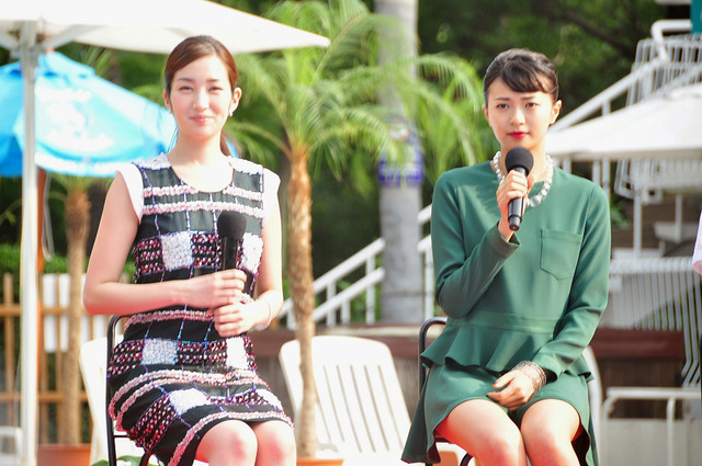 榮倉奈々＆高梨臨／『わたしのハワイの歩きかた』完成報告会見