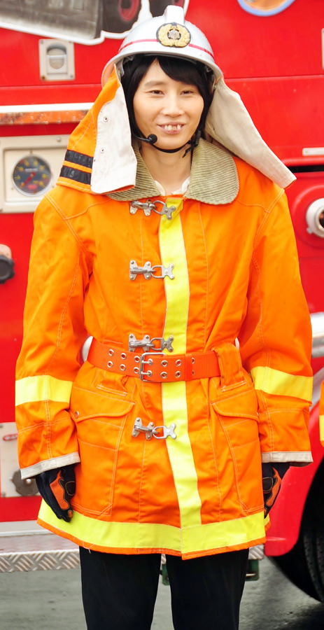 「ハリセンボン」の箕輪はるか／『プレーンズ2 ファイアー＆レスキュー』入隊訓練イベント