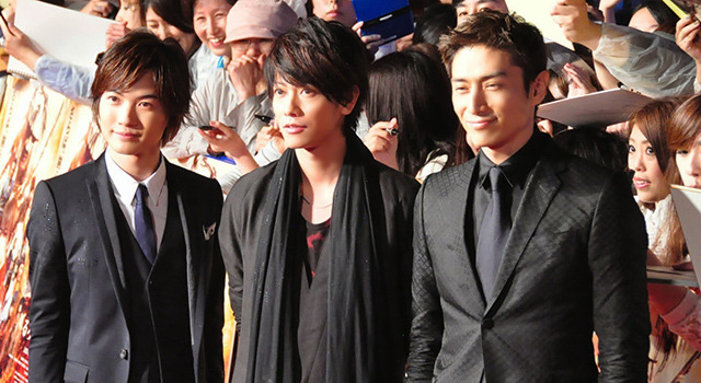 佐藤健＆伊勢谷友介＆神木隆之介／『るろうに剣心 京都大火編』完成披露イベント