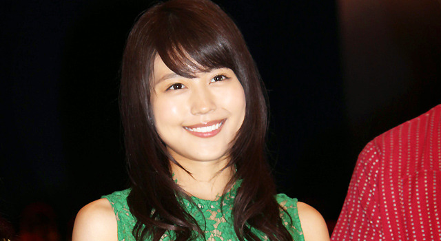 有村架純（女子グリーン）／『女子ーズ』初日舞台挨拶