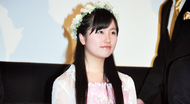 18歳の飛躍誓う、佐々木彩夏（ももいろクローバーZ）／映画『聖闘士星矢 LEGEND of SANCUTUARY』の完成披露試写会