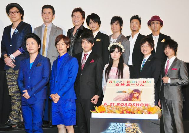 18歳の飛躍誓う、佐々木彩夏（ももいろクローバーZ）／映画『聖闘士星矢 LEGEND of SANCUTUARY』の完成披露試写会