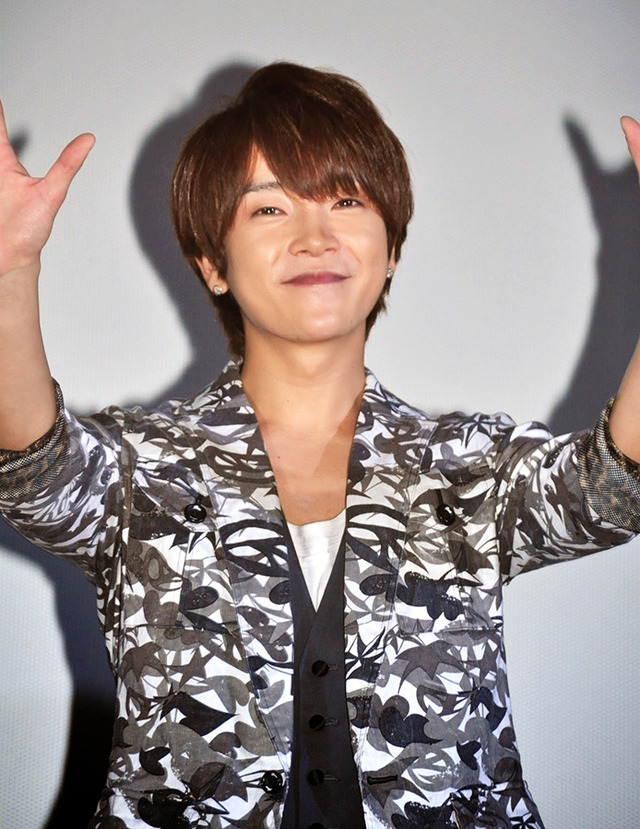 ユナク（超新星）／『無花果の森』初日舞台挨拶