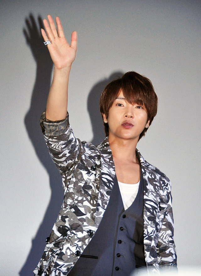 ユナク（超新星）／『無花果の森』初日舞台挨拶