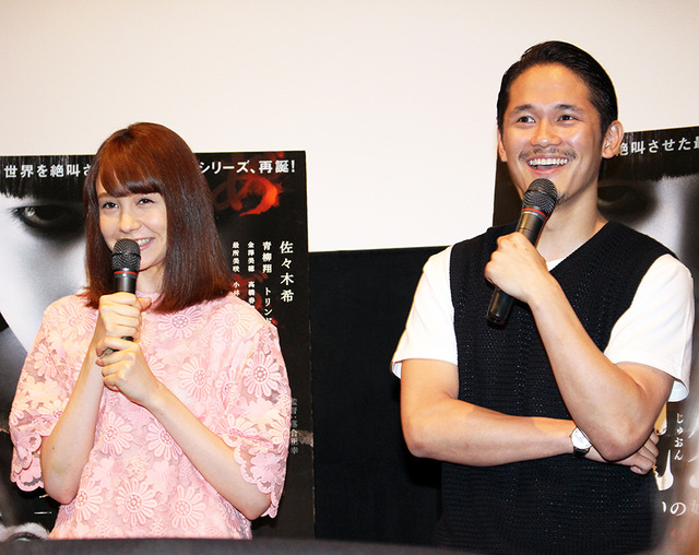 トリンドル玲奈＆宮城大樹／『呪怨 -終わりの始まり-』女子高生試写会