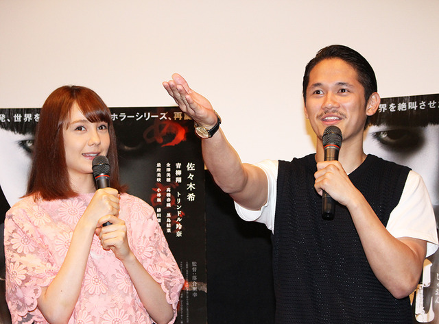 トリンドル玲奈＆宮城大樹／『呪怨 -終わりの始まり-』女子高生試写会