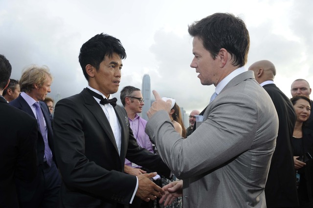 武井壮＆マーク・ウォールバーグ／『トランスフォーマー／ロストエイジ』ワールドプレミア