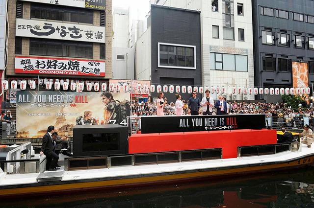 “道頓堀クルーズ”を満喫したトム・クルーズ／『オール・ユー・ニード・イズ・キル』弾丸プロモーション in 大阪