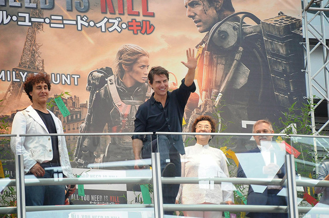 トム・クルーズ／『オール・ユー・ニード・イズ・キル』弾丸プロモーション in 福岡