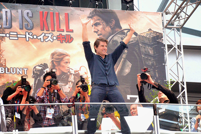 トム・クルーズ／『オール・ユー・ニード・イズ・キル』弾丸プロモーション in 福岡