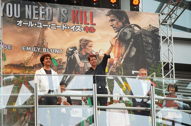 トム・クルーズ／『オール・ユー・ニード・イズ・キル』弾丸プロモーション in 福岡