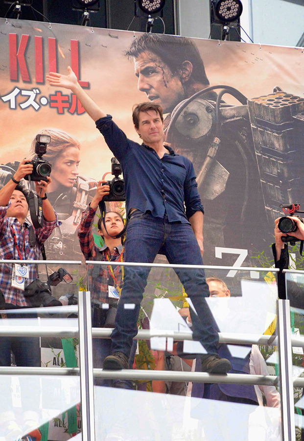トム・クルーズ／『オール・ユー・ニード・イズ・キル』弾丸プロモーション in 福岡