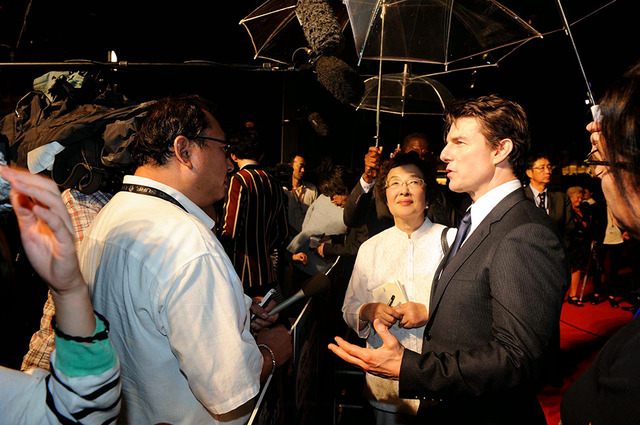 トム・クルーズ／『オール・ユー・ニード・イズ・キル』弾丸プロモーション in 東京