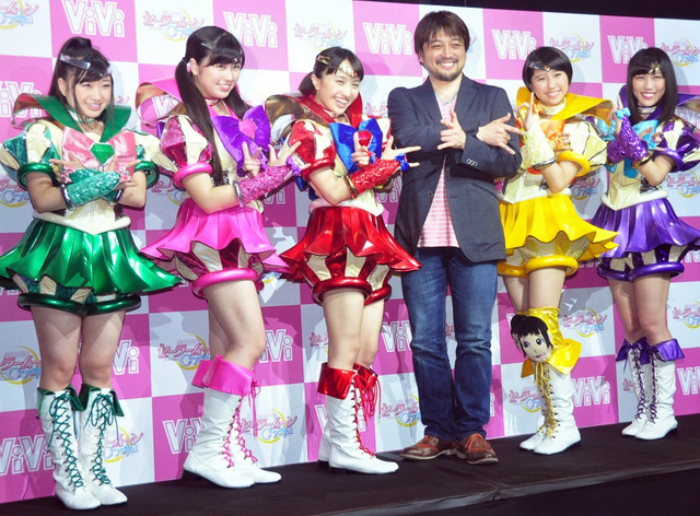 「セーラームーン」コスプレで登場した、ももいろクローバーZ／「美少女戦士 セーラームーン」×「ViVi」スペシャルイベント