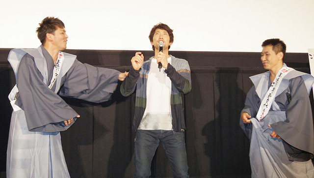 岡田圭右＆佐々木蔵之介＆増田英彦／『超高速！参勤交代』ヒット御礼舞台挨拶