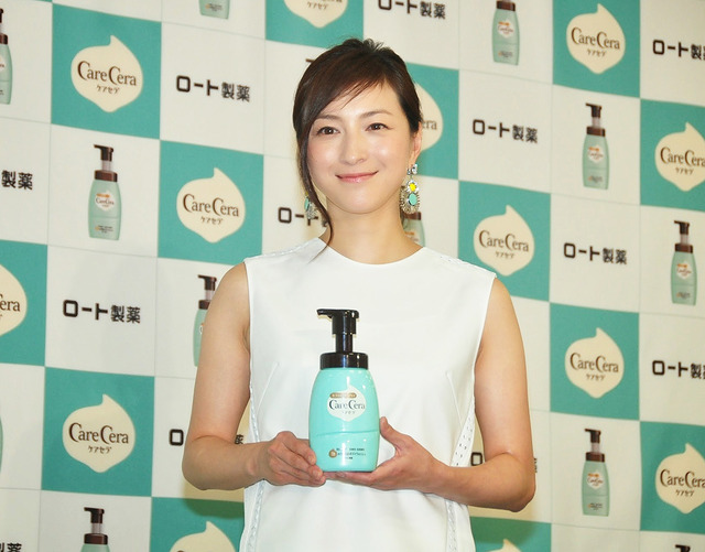 広末涼子／ロート製薬「ケアセラ」発表会