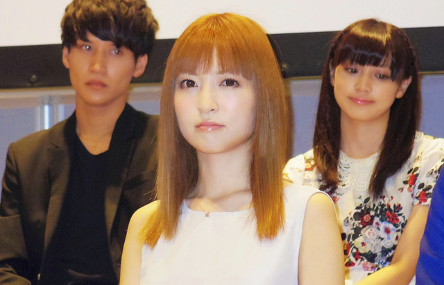 神田沙也加／「ダンガンロンパ THE STAGE ～希望の学園と絶望の高校生～」の製作会見