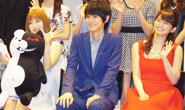 神田沙也加＆本郷奏多＆岡本玲／「ダンガンロンパ THE STAGE ～希望の学園と絶望の高校生～」の製作会見