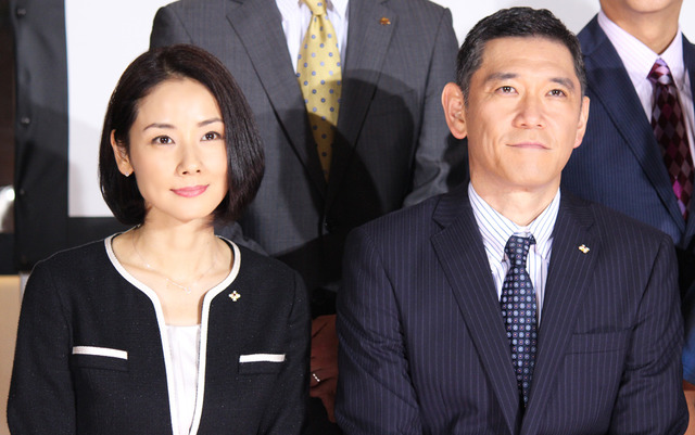 杉本哲太＆吉田羊／月9ドラマ「HERO」記者発表会