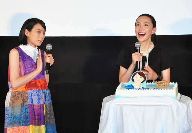 能年玲奈＆木村佳乃／『ホットロード』完成披露試写会