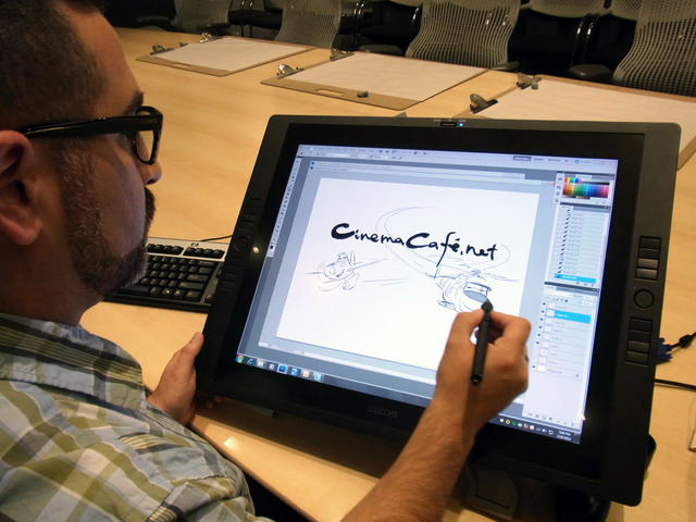 イラストを描き下してくれたディズニーのクリエイター、アート・ヘルナンデス／映画『プレーンズ2／ファイアー＆レスキュー』 -(C) 2014 Disney Enterprises, Inc. All Rights Reserved