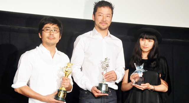 二階堂ふみ＆浅野忠信＆熊切和嘉（監督）／『私の男』舞台挨拶