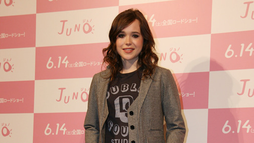 5月7日に記者会見を行ったエレン・ペイジ