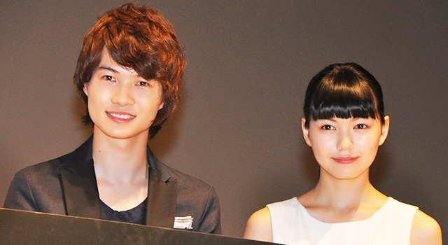 神木隆之介＆二階堂ふみ／WOWOWの連続ドラマW「変身」完成披露試写会