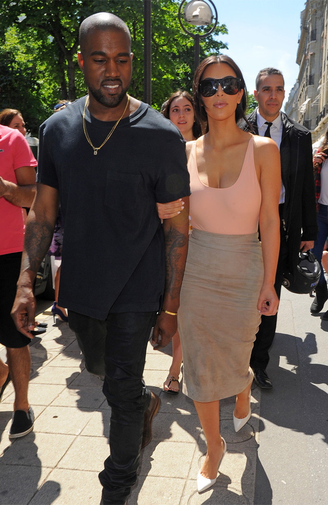 カニエ・ウェスト＆キム・カーダシアン-(C) Getty Images