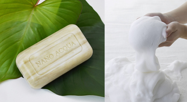 天然のゼオライト配合の石鹸「ナチュラルソープ デイフィニッシュ」。