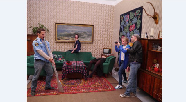 東京都現代美術館　「ミシェル・ゴンドリーの世界一周」展Photo: Ariane Rousselier, 2012, Moscow, Courtesy: Home Movie Factory Association