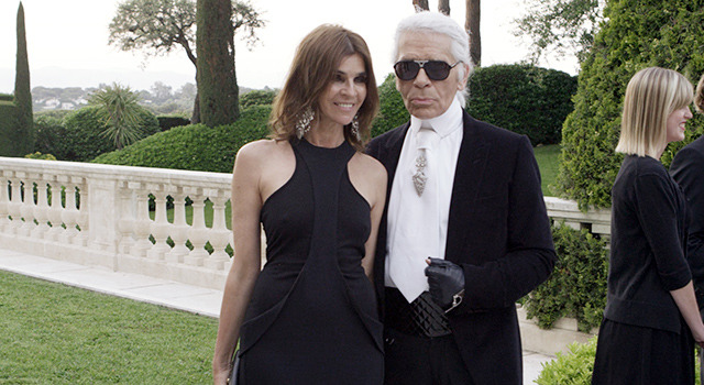 カリーヌ・ロワトフェルド＆カール・ラガーフェルド／『マドモアゼルＣ　～ファッションに愛されたミューズ～』- (C)2013 BLACK DYNAMITE FILMS, TARKOVSPOP