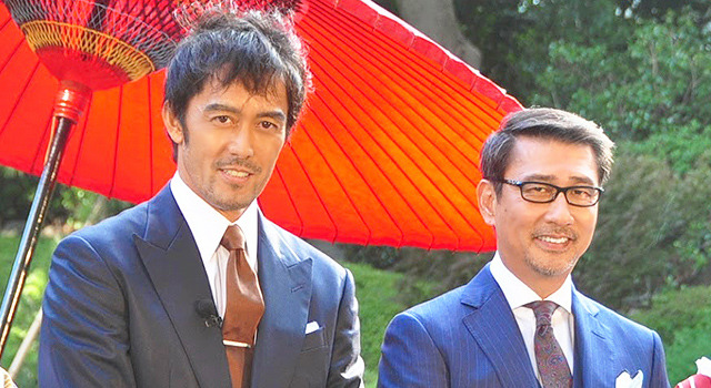 阿部寛＆中井貴一／『柘榴坂の仇討』完成報告会見
