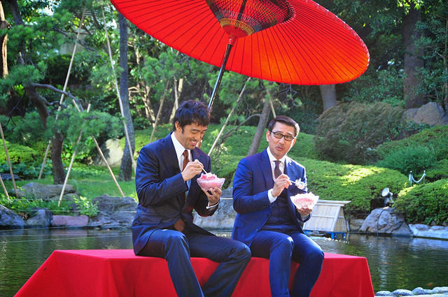 阿部寛＆中井貴一／『柘榴坂の仇討』完成報告会見