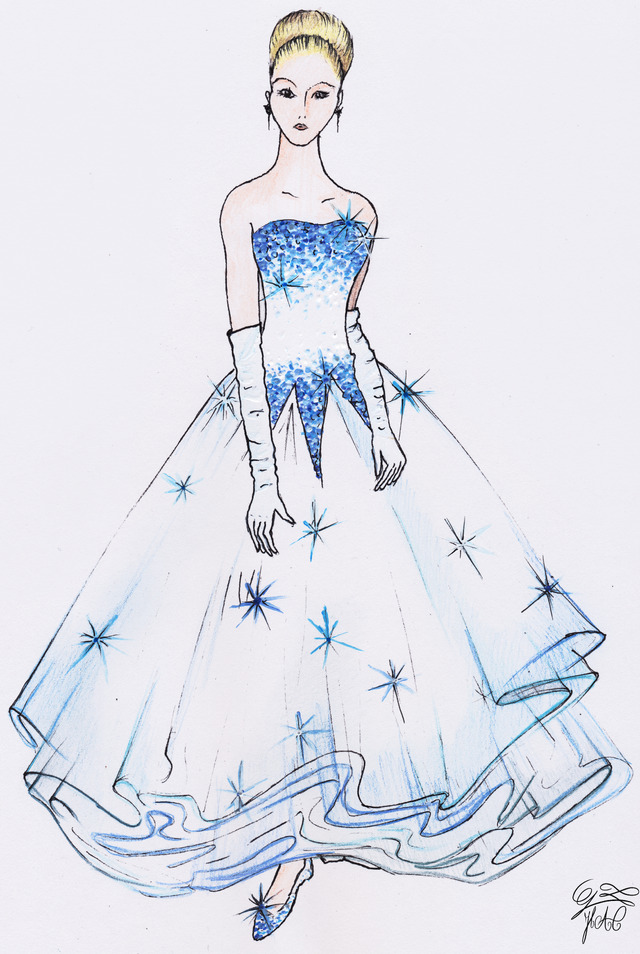 デザイン画／『グレース・オブ・モナコ　公妃の切り札』-(C) 2014 STONE ANGELS SAS