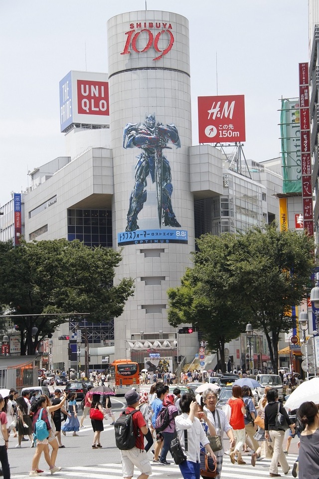 『トランスフォーマー』渋谷ジャックの様子