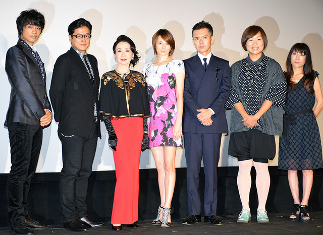 米倉涼子＆渡部篤郎＆斎藤工＆山崎静代（南海キャンディーズ）＆陣内孝則＆岩下志麻＆栗原美和子（プロデューサー）／「アウトバーン マル暴の女刑事・八神瑛子」完成披露試写会