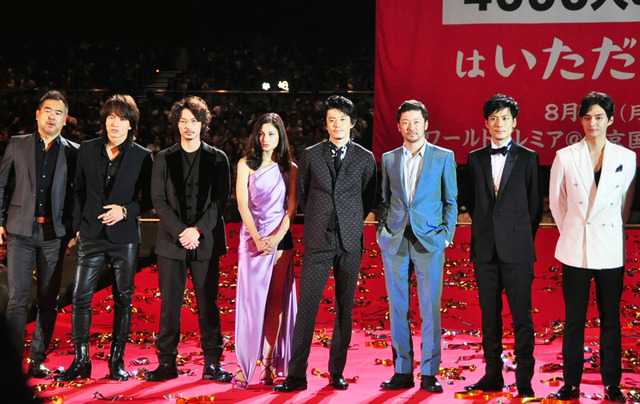 小栗旬＆玉山鉄二＆綾野剛＆黒木メイサ＆浅野忠信＆ジェリー・イェン＆キム・ジュン＆北村龍平監督／『ルパン三世』ワールドプレミア