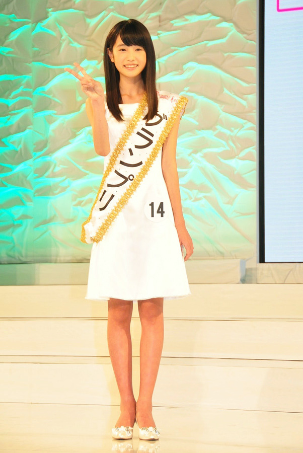 「国民的美少女コンテスト」グランプリに輝いた、高橋ひかるさん（12）／第14回全日本国民的美少女コンテスト