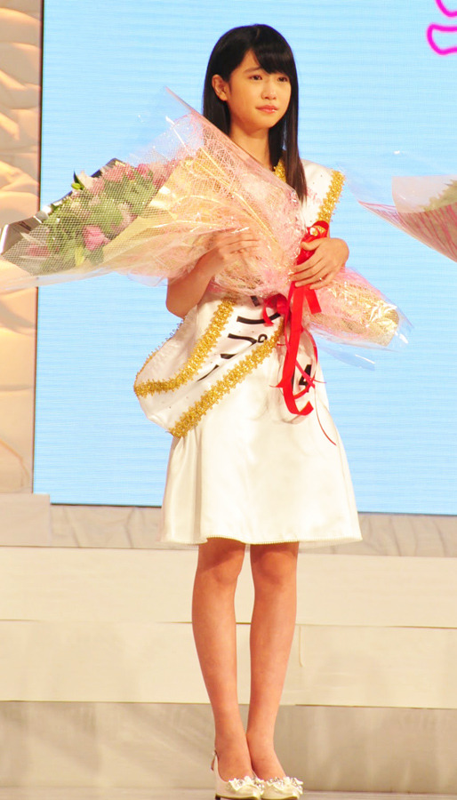 「国民的美少女コンテスト」グランプリに輝いた、高橋ひかるさん（12）／第14回全日本国民的美少女コンテスト