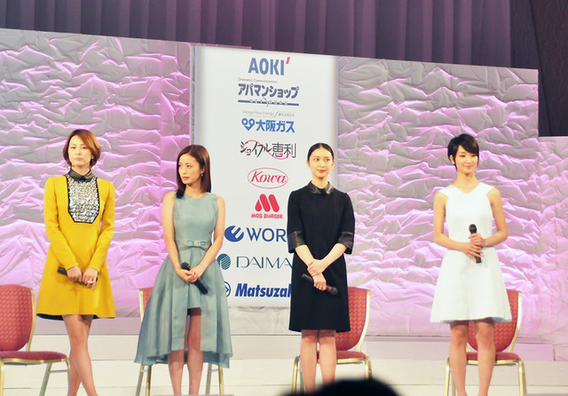 米倉涼子・上戸彩・武井咲・剛力彩芽／「第14回全日本国民的美少女コンテスト」トークショー