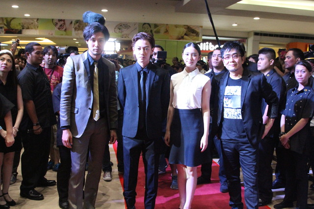 青木崇高＆佐藤健＆武井咲＆大友啓史監督／『るろうに剣心 京都大火編』アジアプレミア